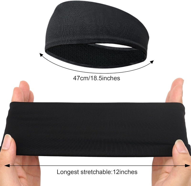JOYOYO Kids Headbands Breathable Athletic Sweatbands Sports Headband for Girls and Boys Moisture Wicking Elastic Hairband for Toddler Children and Teenagers - Image 2